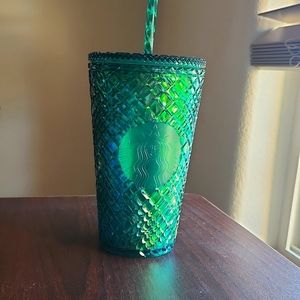 Starbucks 16 oz green cup